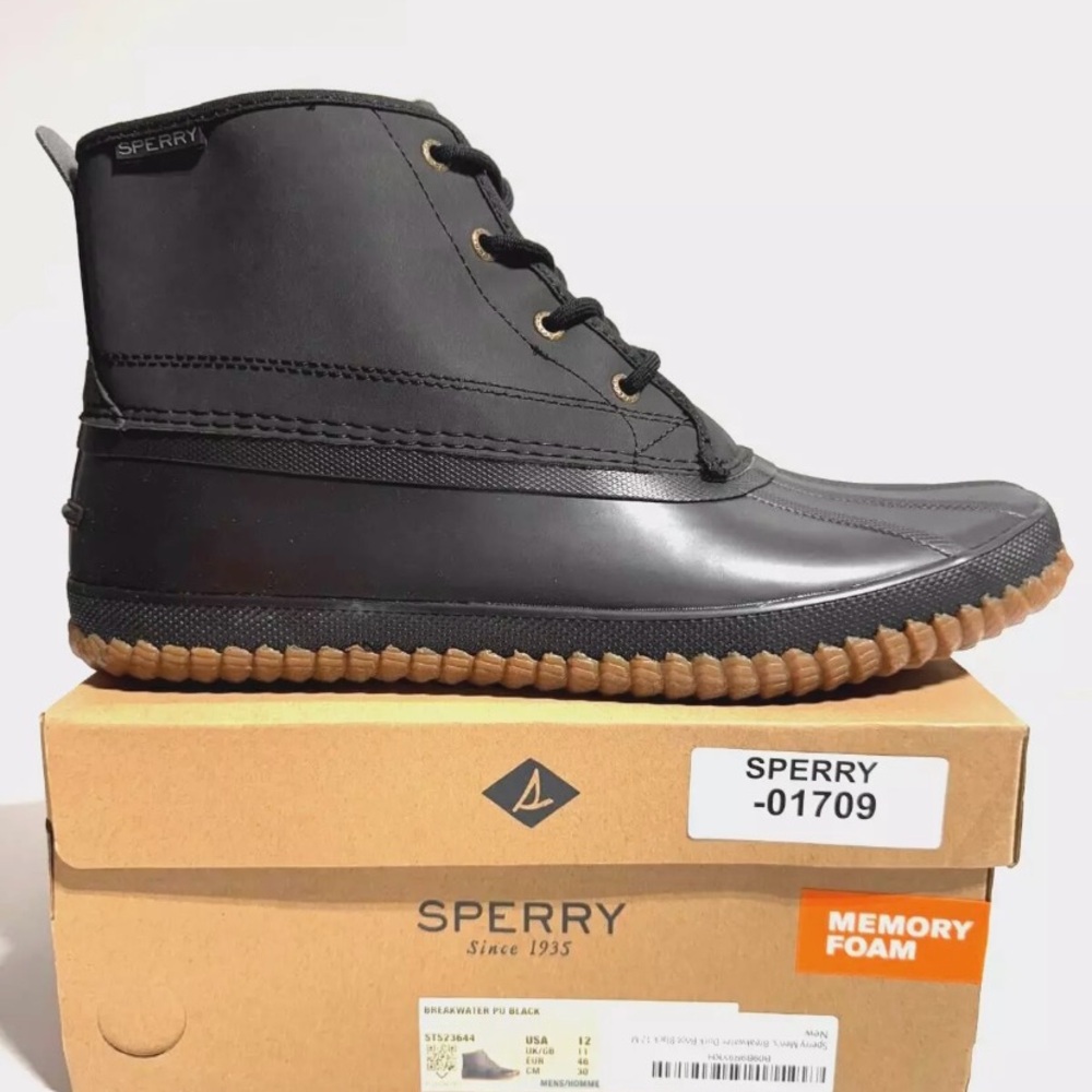 Sperry Men's Black Boots